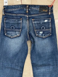 TOKYO FIVE MENS JEANS DENIM STRAIGHT CUT TRUE SIZE 30W 32L MED BLUE - Picture 1 of 12