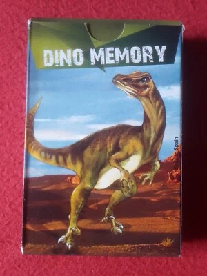 BARAJA DE CARTAS INFANTIL EN BLISTER NAIPES JUEGO DINO MEMORY 35 CARDS + PUZZLE. - Imagen 1 de 4
