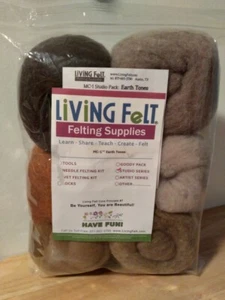 Living Filz Filzbedarf Studio Serie = 6er Pack ERDTÖNE = Neu  - Bild 1 von 1