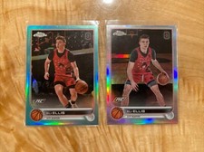 2022-23 Topps Chrome OTE Overtime Elite Eli Ellis Rookie SP Aqua Refractor  /199