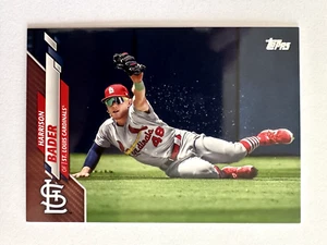 2020 Harrison Bader /50 Topps 461 St. Louis Cardinals Mother's Day Pink Parallel - Picture 1 of 3