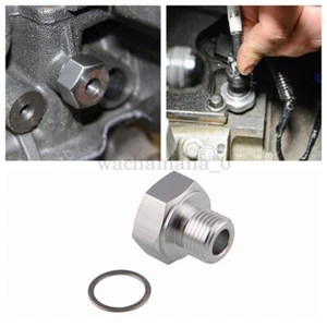 2pc M16x1.5 -1/8 NPT Oil Pressure Adapter Fitting LS Swap Gauge Sensor Adapter - Picture 1 of 13