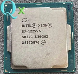 Intel Xeon E3-1225 v6 LGA1151 CPU Processor Quad-Core 3.30GHz 8MB L3 Cache - Picture 1 of 1