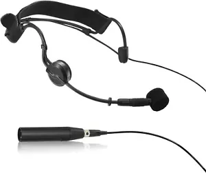 Professional Head-worn Condenser Wired Microphone with Adjustable Gooseneck, NC - Picture 1 of 4