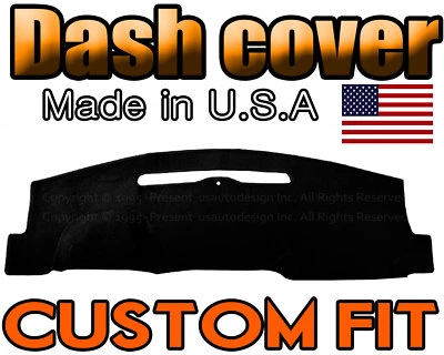 fits 2014-2018  CHEVROLET SILVERADO 1500 2500 3500 DASH COVER MAT USA MADE/BLACK - Image 1 of 4
