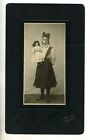 PHOTOGRAPH ? YOUNG GIRL HOLDING LARGE DOLL ? CA 1910