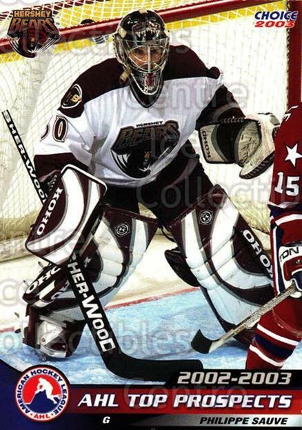 2002-03 AHL Top Prospects #38 Philippe Sauve - Image 1 of 1