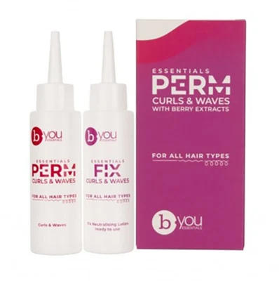 Byou Essentials Perm For Curls & Waves with Berry Extracts Hair Perm Kit