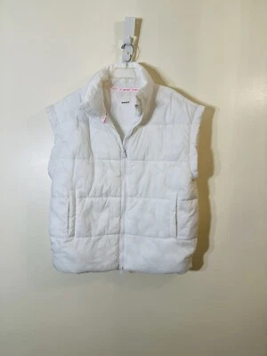 Chaleco acolchado Free People Movement In a Bubble con cremallera completa blanco nuevo sin etiquetas talla M Foto 1 de 4