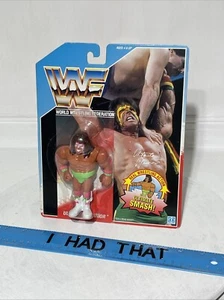 Hasbro WWF Ultimate Warrior Series 1 Ultimate Smash 1990 action figure wwe - Picture 1 of 12