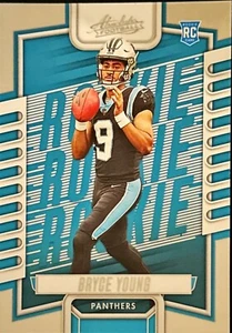 2023 Panini Absolute #101 Bryce Young - RC - Carolina Panthers Rookie QB - Picture 1 of 4