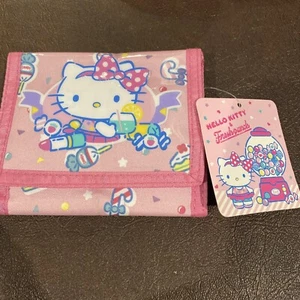 Sanrio Hello Kitty & Fresh Punch Pink Wallet 2016, NEW Candy Make Up Bow CoinZip - Picture 1 of 10