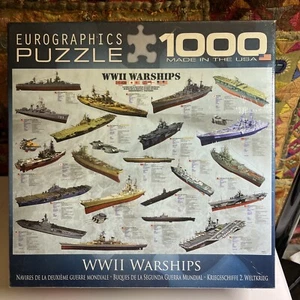 Eurographics WWII World War II Warships1000 Piece Puzzle NEW Sealed - Picture 1 of 3