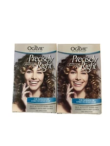 LOT 2 OGILVIE PRECISELY RIGHT CONDITIONING PERM FOR NORMAL OR HARD TO WAVE HAIR - Picture 1 of 5