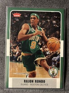 💥RARE💥ROOKIE YEAR💥07-08 Fleer Rajon Rondo #95 Celtics