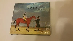 Horses in Art Diary 1987 In a Hard Slip Cover New 7 days / page and 52 Picture - Foto 1 di 5