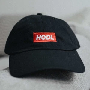HODL Crypto, Börse Meme bestickte Mütze Papa Mütze - Bild 1 von 4