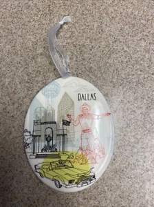 Hallmark Ornament 2015 Dallas Skyline Big Tex 4" hoch - Bild 1 von 5