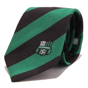 9576W cravatta uomo MESSORI  black/green silk tie men - Bild 1 von 4