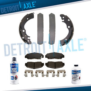 Front Ceramic Brake Pads and Rear Shoes for 2006-2010 Honda Civic GX