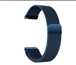 18 20 22mm QuickFit Magnetic Milanese Loop Watch Strap Stainless Steel Mesh Band - Picture 1 of 19