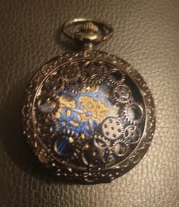 Absolutely Gorgeous Antique Looking Collectable Pocket Watch Designed Mechanism  - Picture 1 of 6