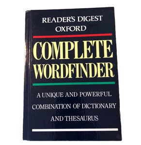 Oxford Complete Wordfinder by Sara Tulloch (Editor) 1996 Brand New never used. - Picture 1 of 4
