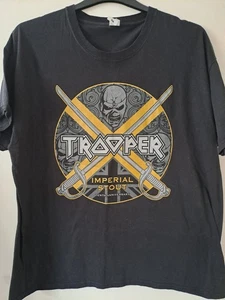 CAMISETA OFICIAL ROBINSONS / IRON MAIDEN TROOPER IMPERIAL STOUT - NEGRA, TALLA XL - Imagen 1 de 4