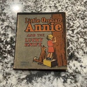 LITTLE ORPHAN ANNIE & THE LUCKY KNIFE HAROLD GRAY WEE LITTLE BOOKS WHITMAN 1934 - Bild 1 von 4