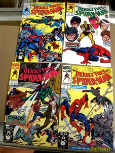 Marvel 1991 alle 4 Hefte THE DEADLY FOES OF SPIDER-MAN 1 2 3 4 NM qq - Bild 1 von 10