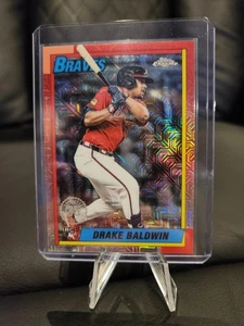 2025 Topps Update Series #U90C-4 Drake Baldwin 35th Anniversary Chrome Mojo (RC) - Picture 1 of 2