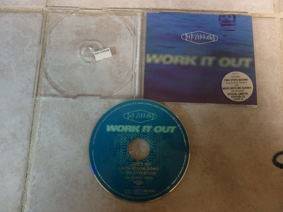 Def Leppard Work It Out Slimline CD Single Foto 1 de 1