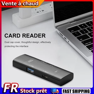 Lecteur de carte SD/TF type-c/USB/micro lecteur de carte mémoire pour ordinateur - Photo 1/7