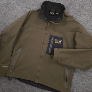 Mountain Hardwear Conduit Softshelljacke Herren M olivgrün wasserabweisend - Bild 1 von 13