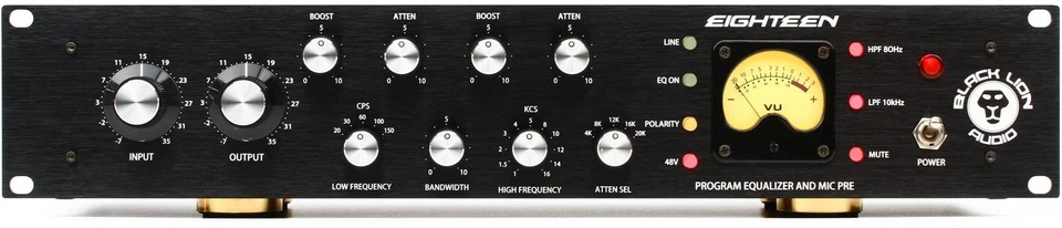Black Lion Audio Eighteen Microphone Preamp & Induction EQ - Image 1 of 1