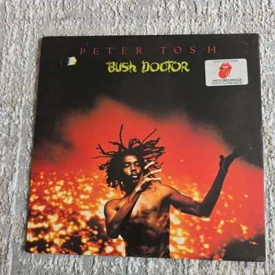 Peter Tosh Bush Doctor 12"  Vinyl Lp Bonus Track Rolling Stones Records Nr Mint  - Image 1 of 4