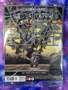 Warhammer 40k Combat Patrol Issue 41 - Ork Warboss In Mega Armour & Battle Mat - Picture 1 of 3