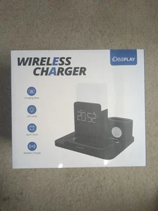 iDeaPLAY Multi-function Charging Station wireless black - Photo 1 sur 2