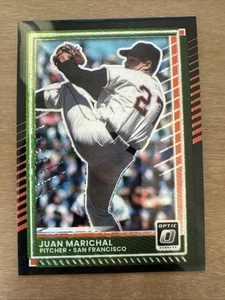 2025 Panini Donruss Baseball Juan Marichal Optic Black Velocity - Picture 1 of 2