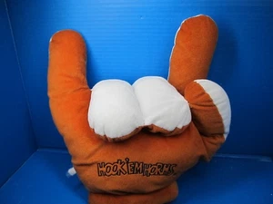 University of Texas Longhorns NCAA Hook ‘Em Horns Hand Glove Plush Size 10x10in - Picture 1 of 6