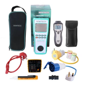PAT Tester a batteria Kewtech SMARTPAT con adattatori e accessori KIT5H - Foto 1 di 6