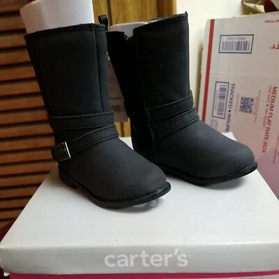 Botas Tatiana Carter's para niña pequeña talla 5T negras nuevas en caja Foto 1 de 4