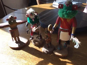 4 hopi kachina dolls - Picture 1 of 9