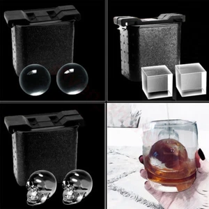 Vassoio per ghiaccio trasparente cristallo vassoio per whisky stampo per vino fare palla teschio cubo - Foto 1 di 9