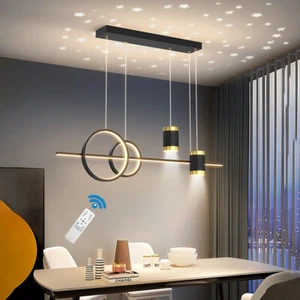 LED Dimming Chandelier pendant Ceiling Light Lamp Living Room Kitchen Dinning - Picture 1 of 12