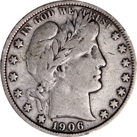 1906-S Barber Half Dollar Great Deals From The Executive Coin Company Cover