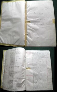 1898 REDWORTH HALL Durham, Original Schedule of Contents, Surtees Family 38pages - Picture 1 of 9
