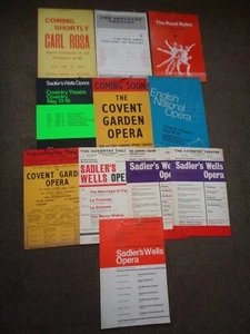 Coventry Theatre - Lot of 11 1960s/1970s Opera/Ballet Window Cards - Picture 1 of 1