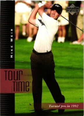 2001 Upper Deck Golf #192 Mike Weir Tour Time RC Rookie Mint - Image 1 of 2