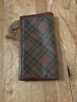 NWOT Burberry Bifold Leather Tartan Mini Photo Wallet | eBay
